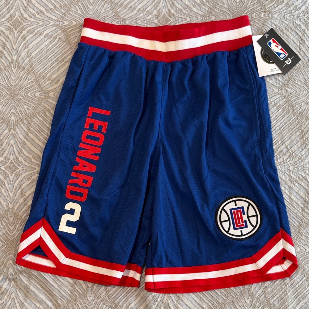 NBA Los Angeles Clippers Athletic Shorts - Kawhi Leonard - size small